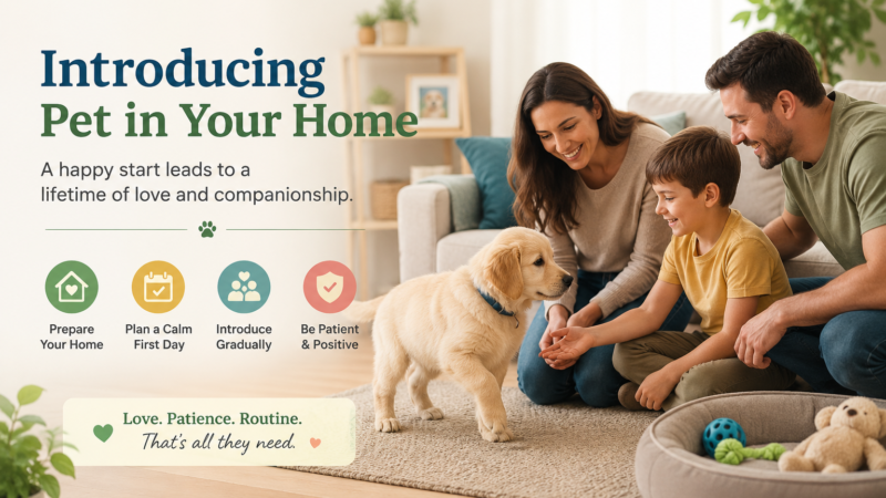 Introduction Of A New Pet To Your Home